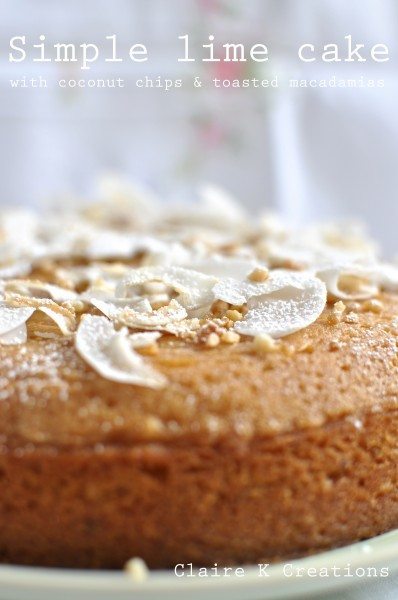 Simple lime cake