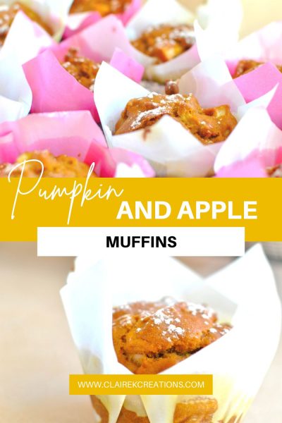 Pumpkin apple muffins - like pumpkin scones in muffin form