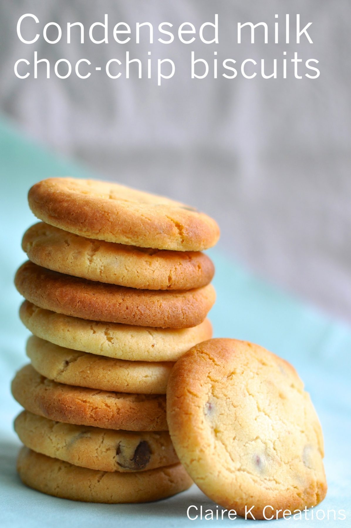 Condensed milk chocolate chip biscuits with macadamia nuts Claire K