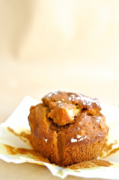 Pumpkin and apple muffin