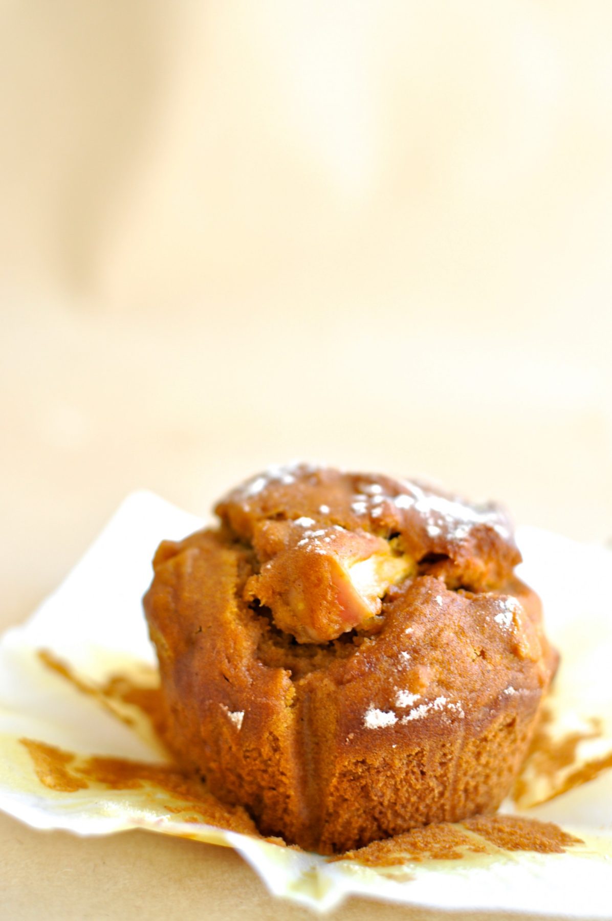 Pumpkin and apple muffin