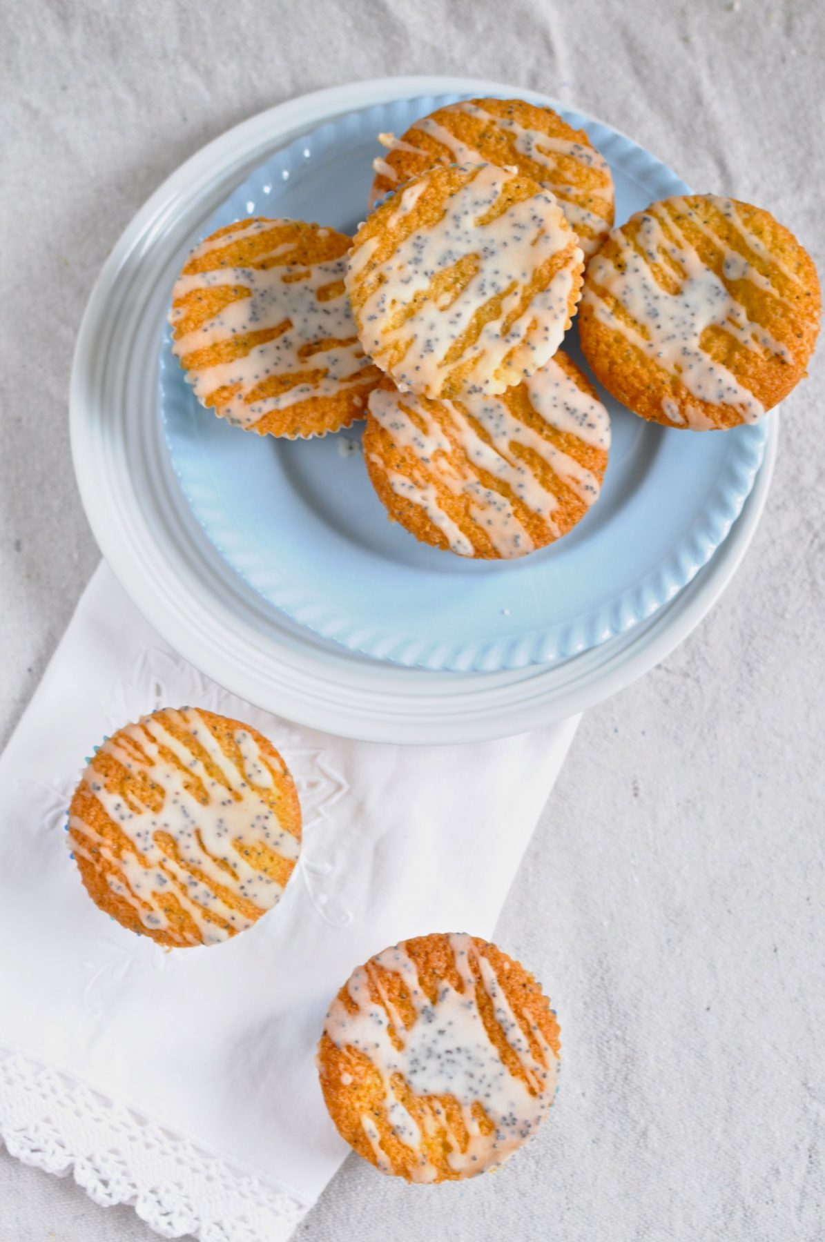 Orange and poppy seed cupcakes Claire K Creations