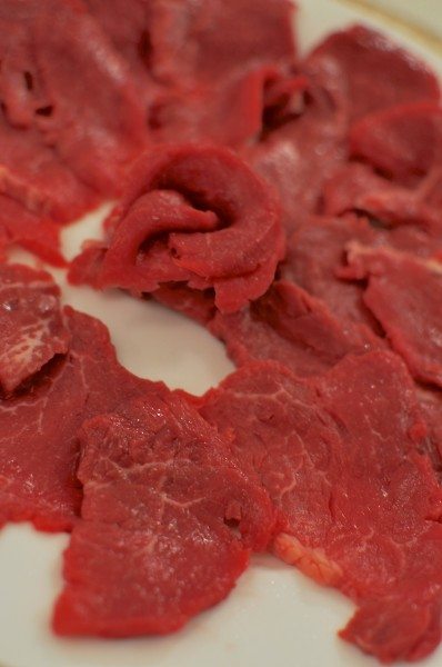 Sliced up eye fillet
