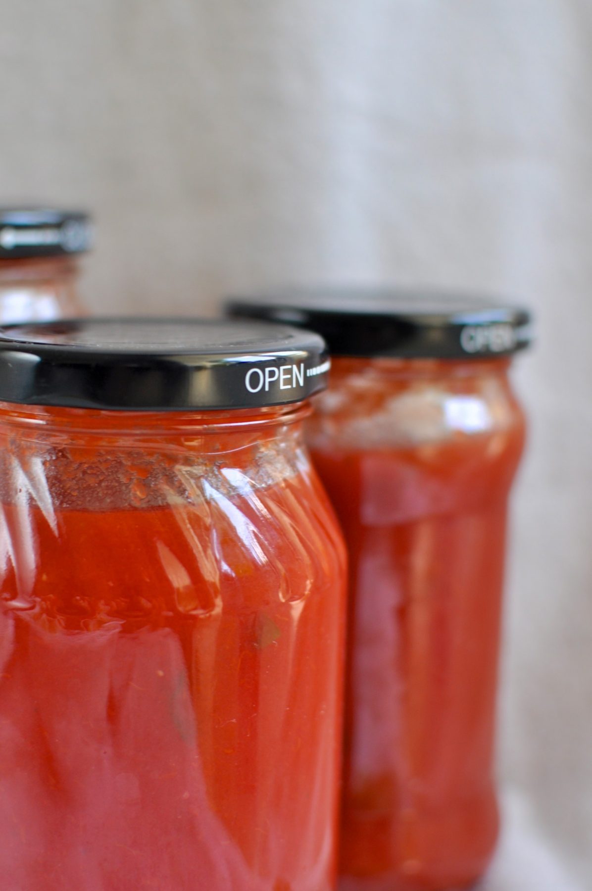 Homemade tomato pasta sauce