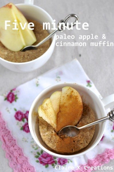 Apple and cinnamon paleo muffin