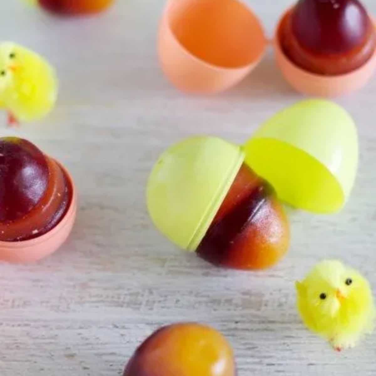 Healthy jelly Easter eggs