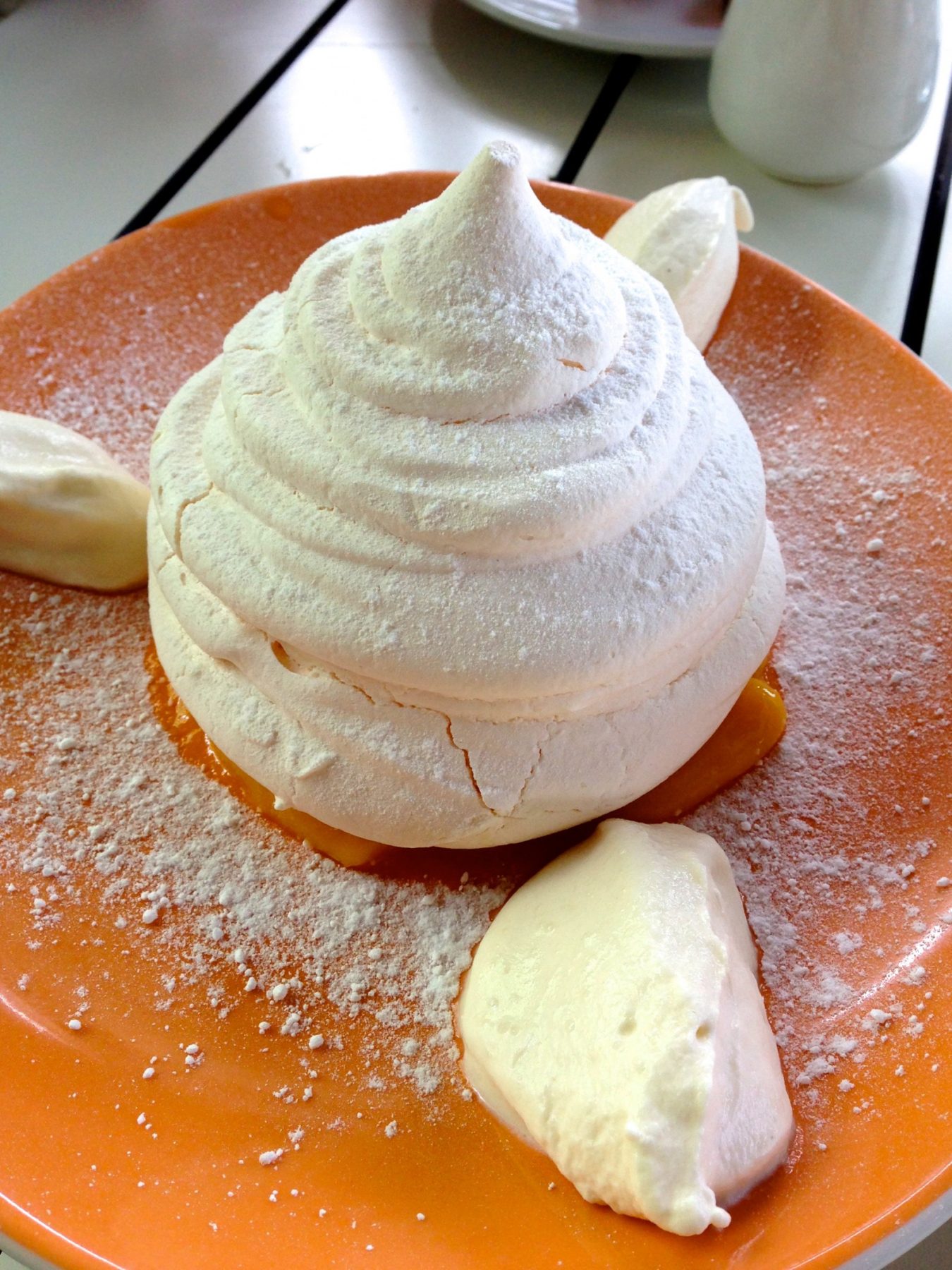 Meringue, chantilly [ gf] + passionfruit curd 12 Claire K Creations