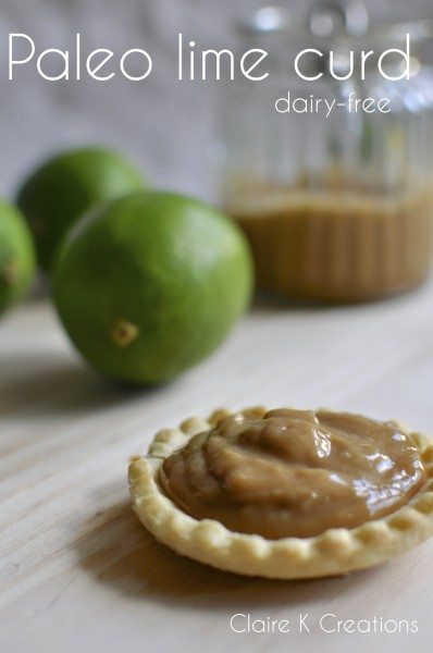 Paleo lime curd via Claire K Creations www.clairekcreations.com