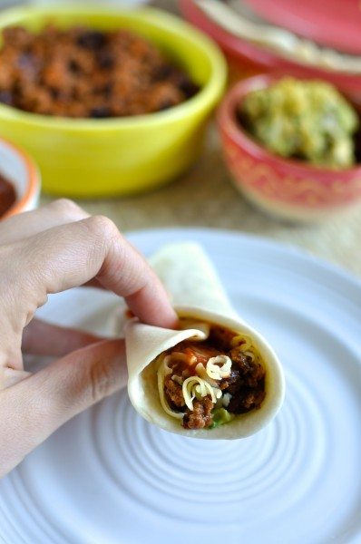 Beef burritos from scratch via Claire K Creations www.clairekcreations.com