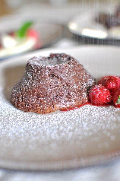 Gluten-free chocolate fondant