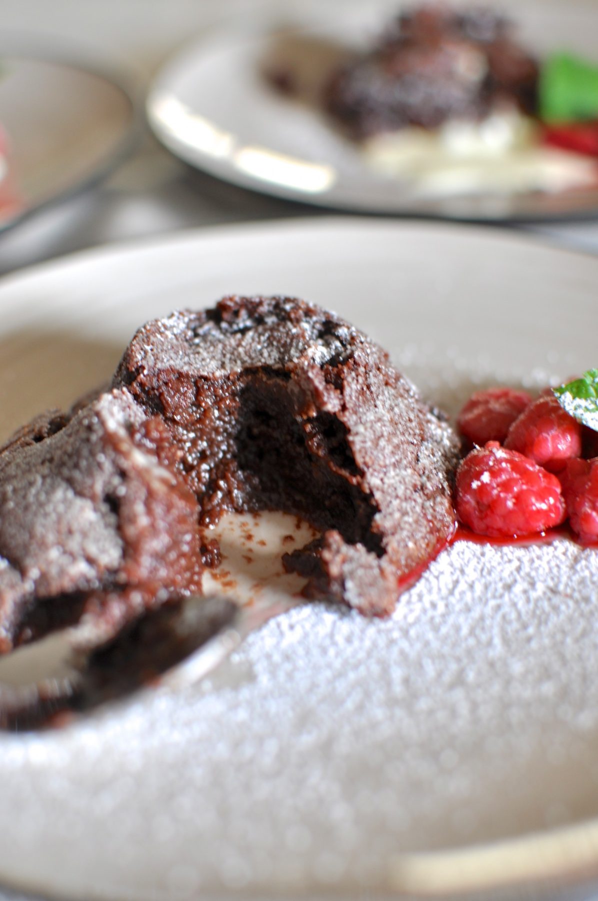 Gluten-free chocolate fondant