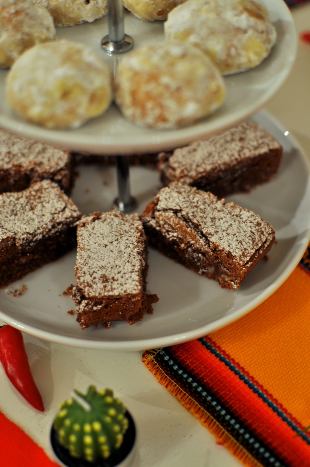 Mexican chocolate cinnamon brownies Claire K Creations