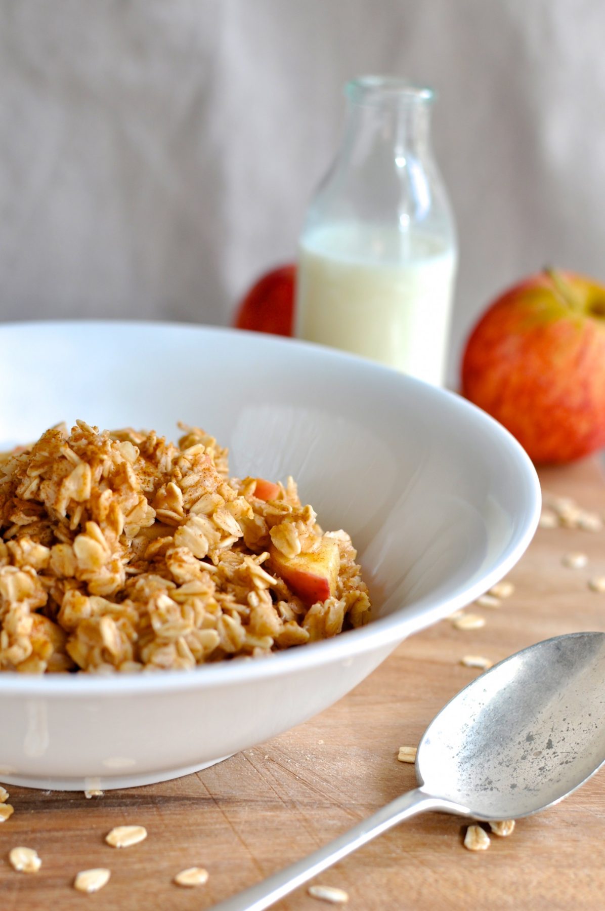 Apple and cinnamon oats Claire K Creations
