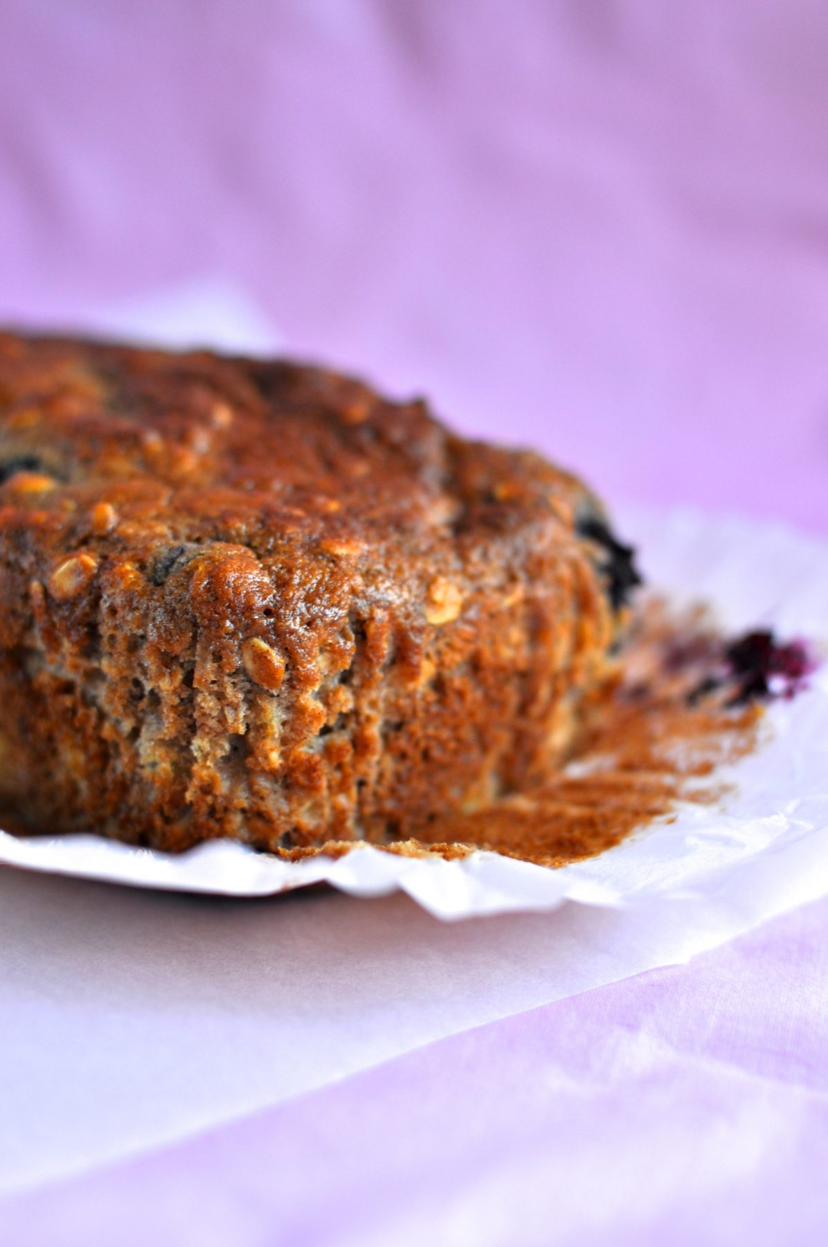 Low calorie blueberry banana bread - Claire K Creations