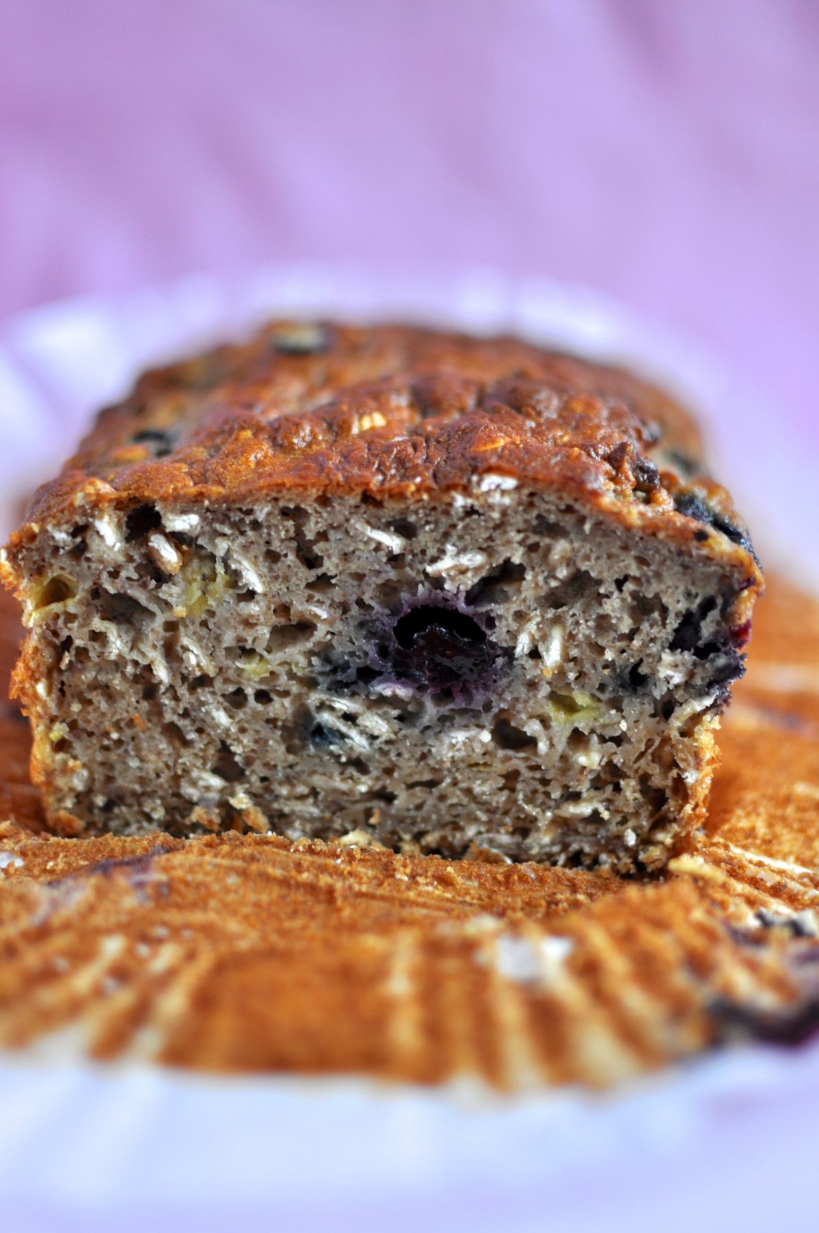 Low calorie blueberry banana bread - Claire K Creations