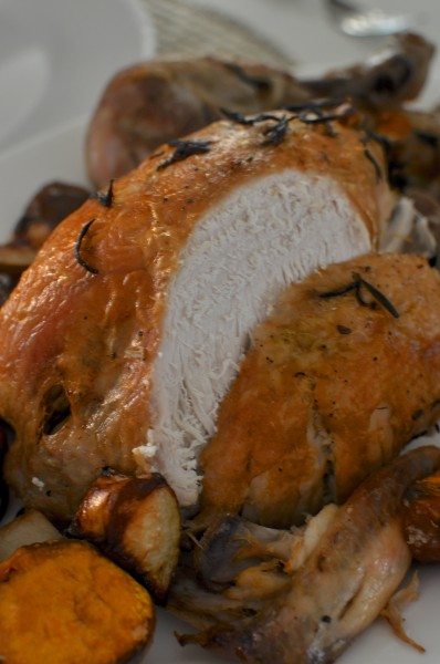 Roast chicken in the slow cooker