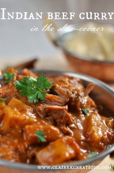 Slow cooked Indian beef curry