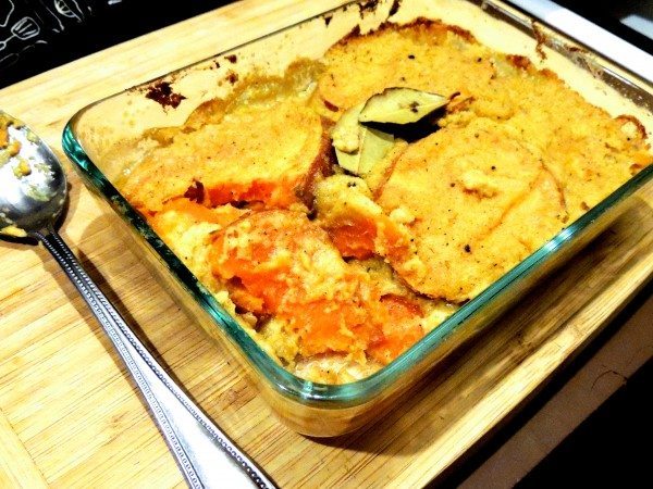 Vegan sweet potato bake