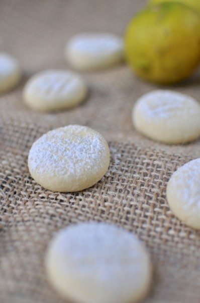 Lemon ginger shortbread