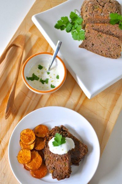 Moroccan meatloaf via www.clairekcreations.com