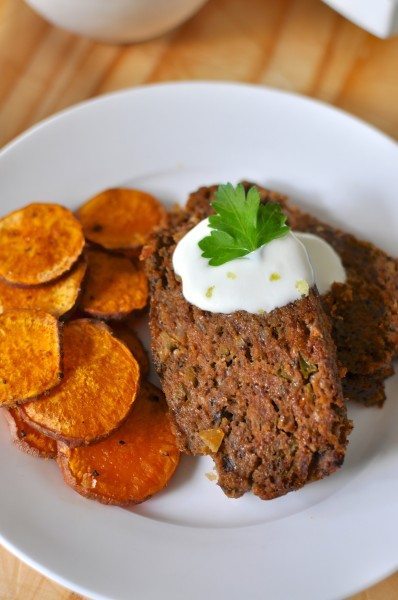 Moroccan meatloaf via www.clairekcreations.com