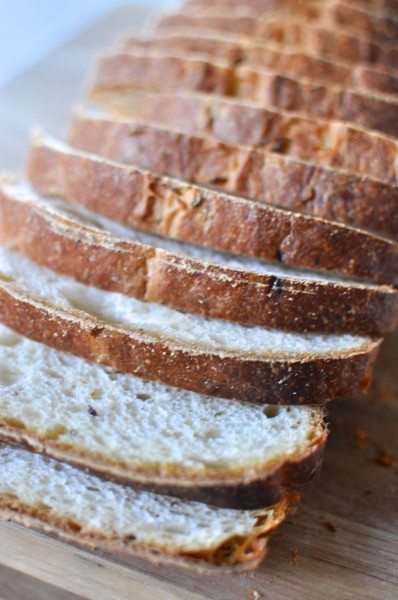 Multigrain sourdough loaf