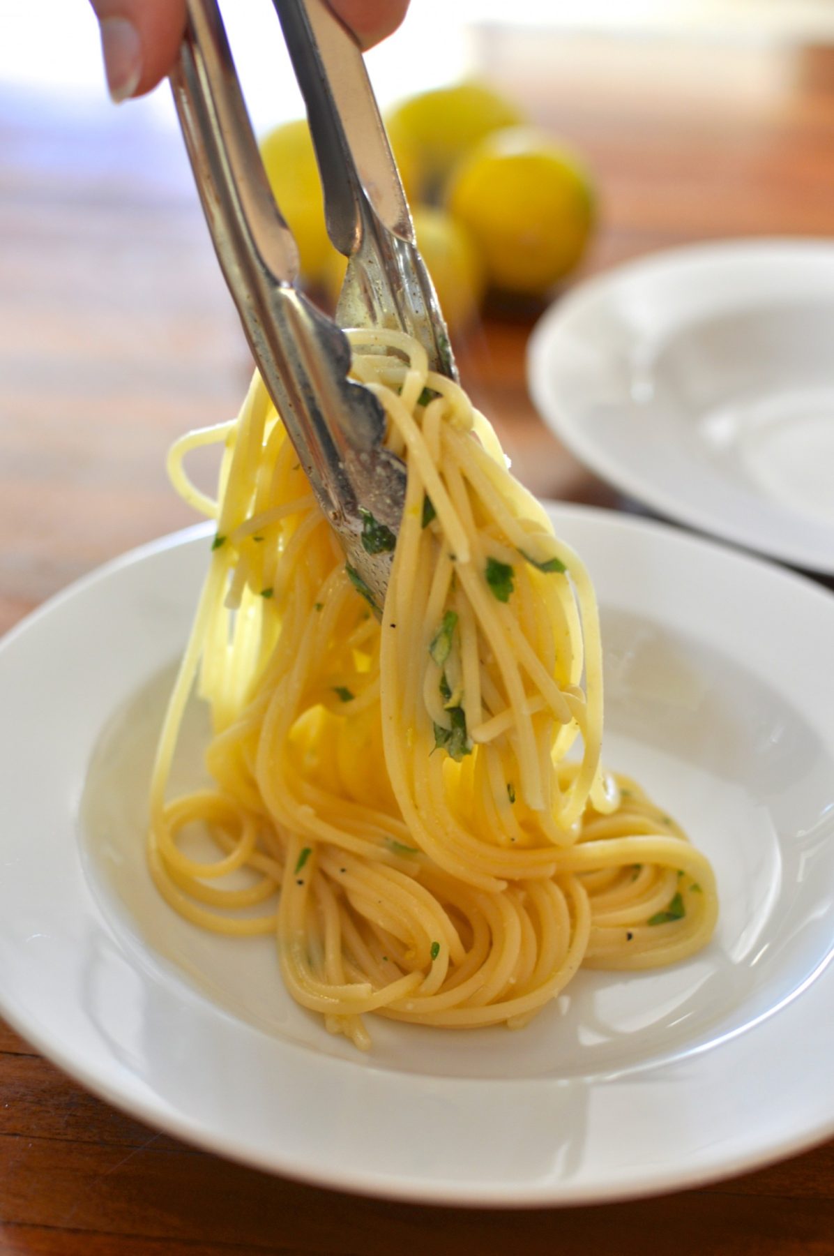 Lemon spaghetti Claire K Creations