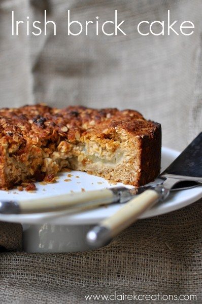 Irish brick cake