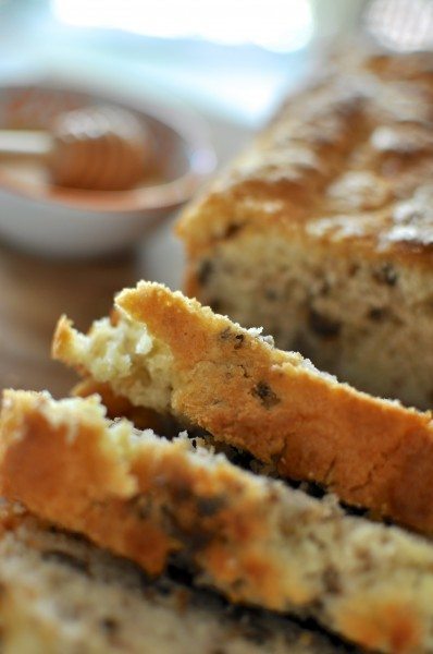 Walnut soda bread