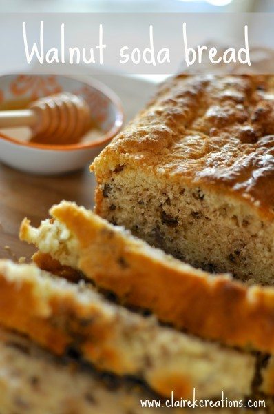Walnut soda bread