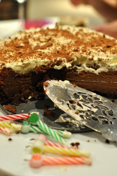 Chocolate cream cheesecake