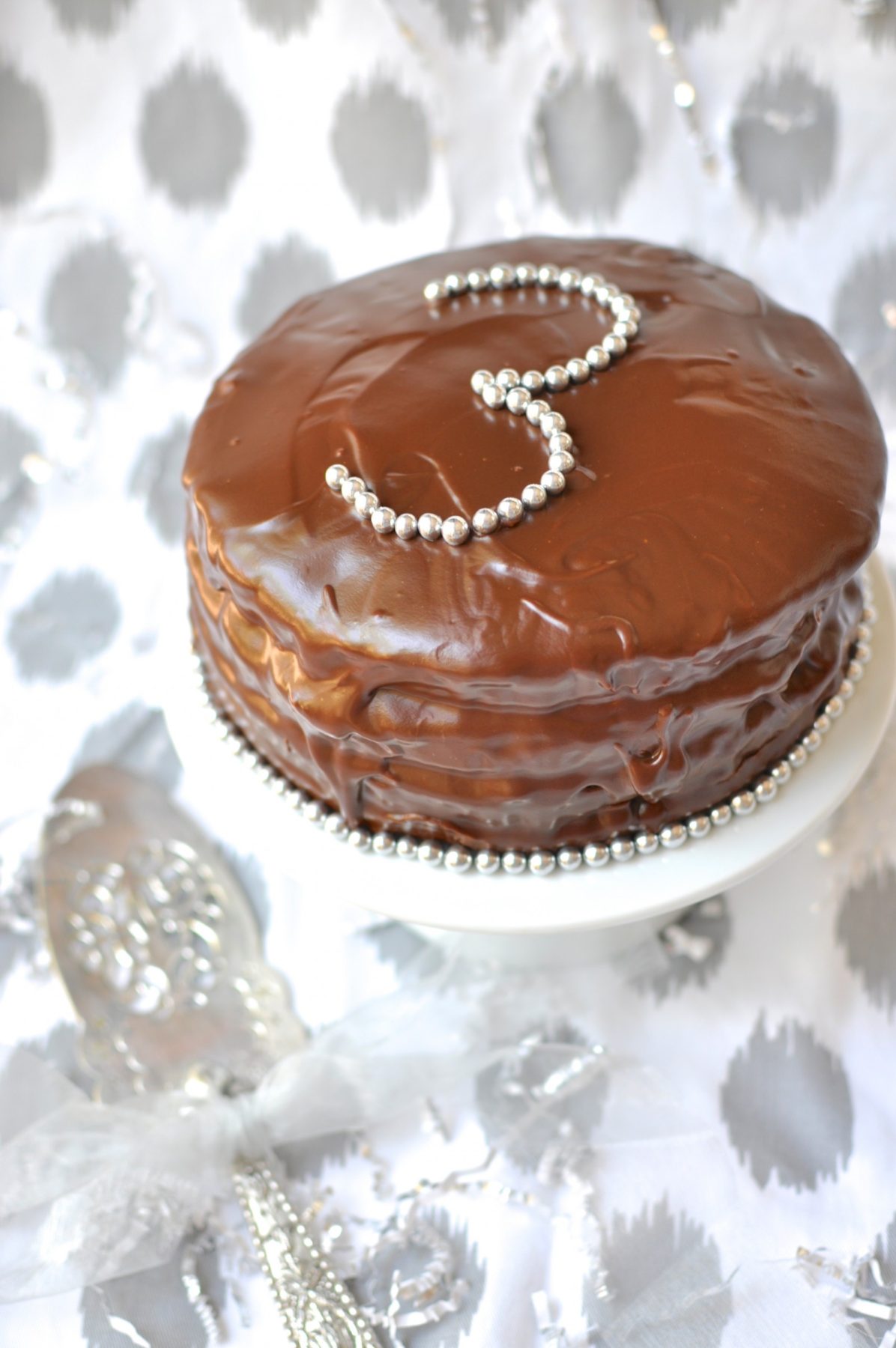 Choc peppermint mud cake