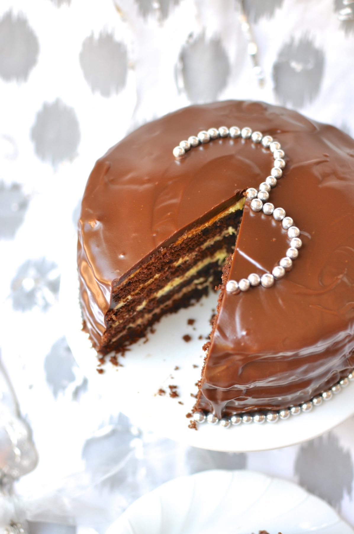 Choc peppermint mud cake