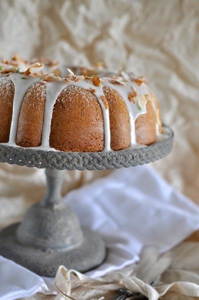 Coconut and lime bundt cake via Claire K Creations www.clairekcreations.com