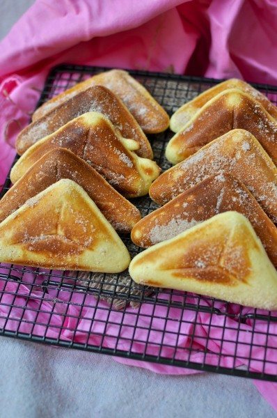 Dairy free tea cake triangles