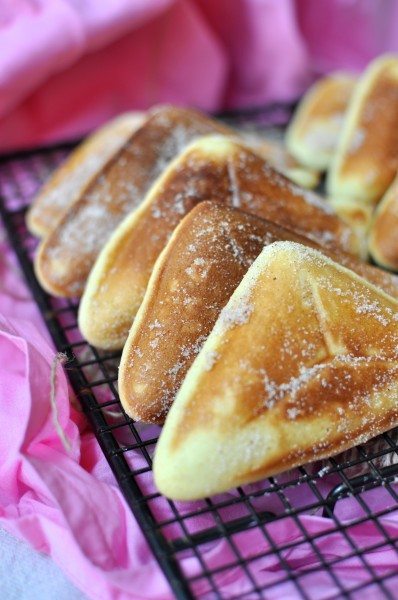 Dairy free tea cake triangles