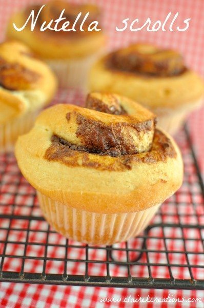 Nutella scrolls