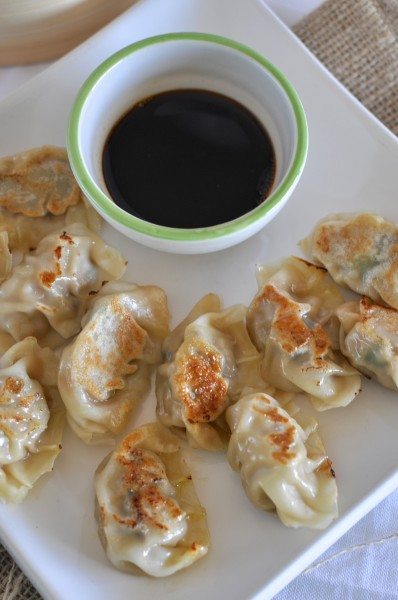 Pork and shiitake dumplings