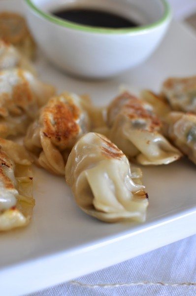 Pork and shiitake dumplings