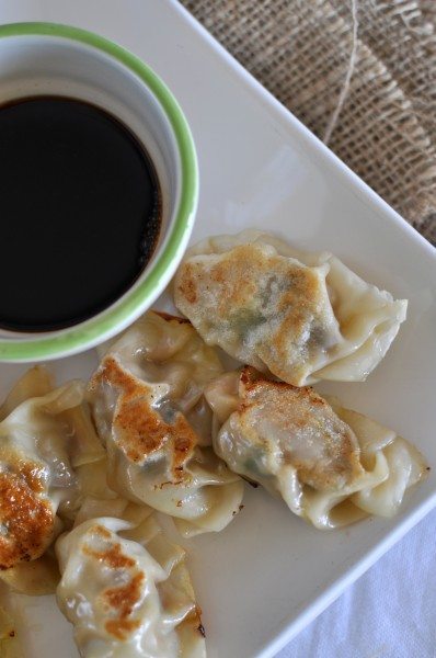Pork and shiitake dumplings