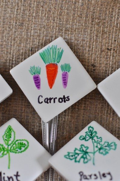 DIY plant markers