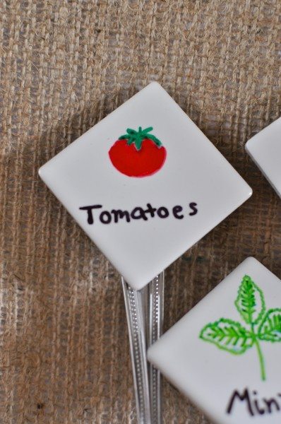 DIY plant markers
