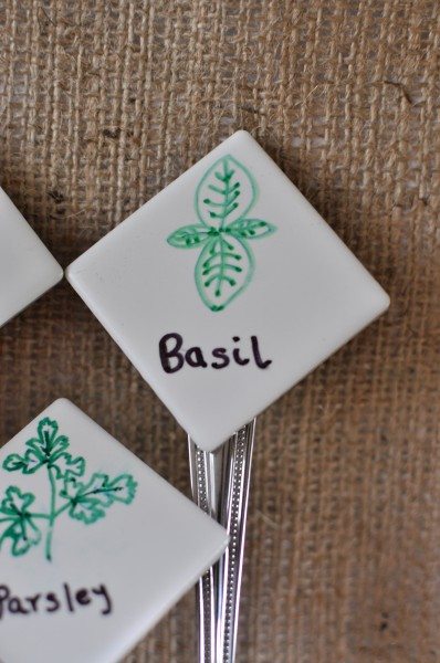 DIY plant markers