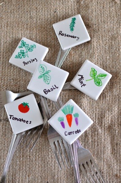 DIY plant markers