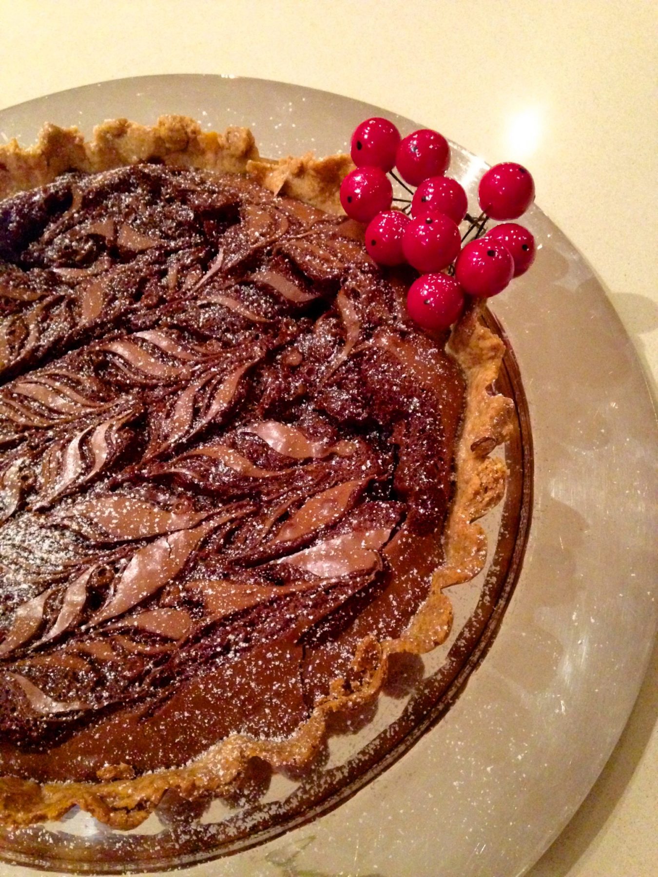 Salted caramel brownie pie Claire K Creations