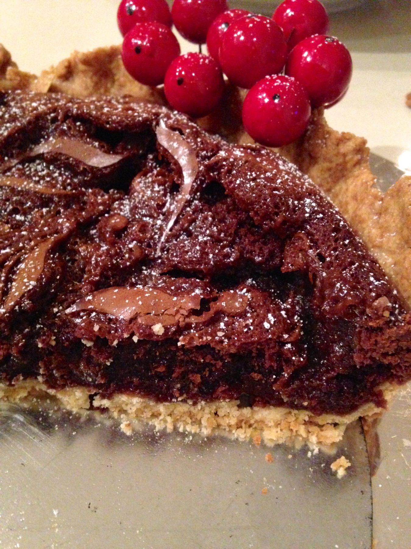Salted caramel brownie pie Claire K Creations