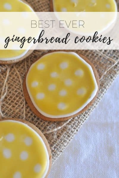 The best ever gingerbread cookies