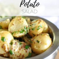 Healthy potato salad