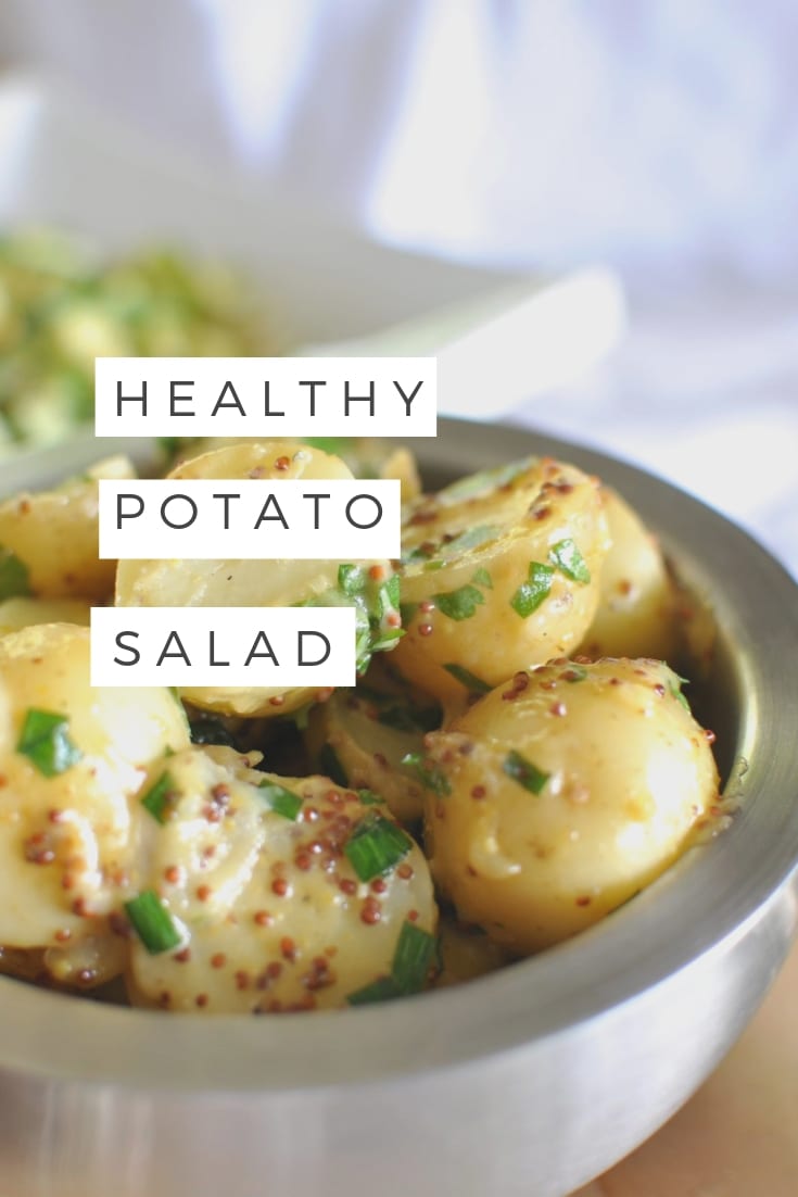 Easy healthy potato salad recipe with no mayo