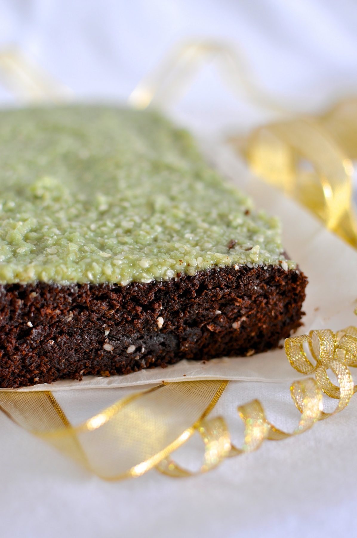 Choc peppermint brownies